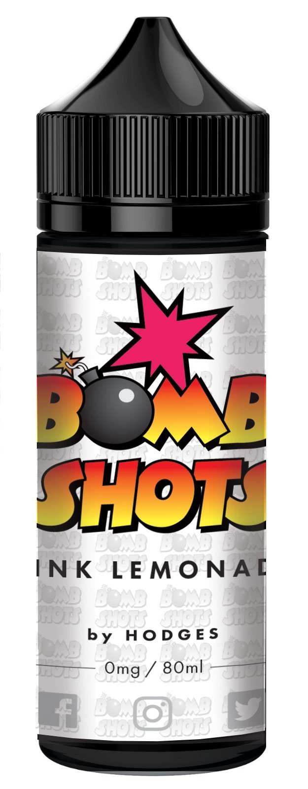 pink lemonade bomb shots by hodges short fill e-liquid (80ml)120ml