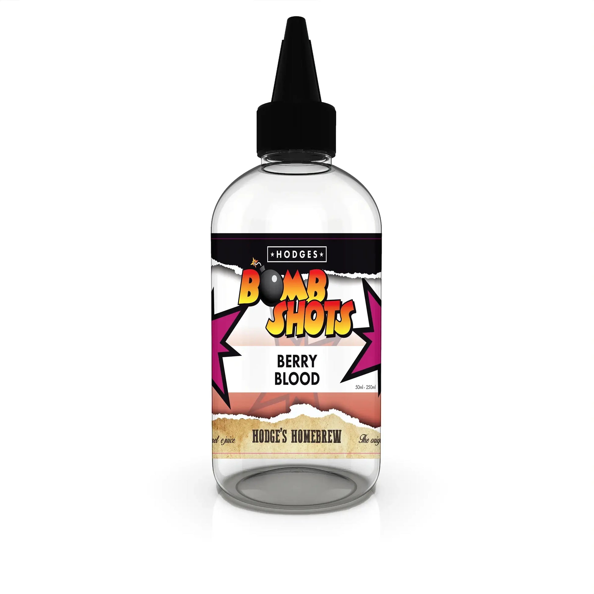 Berry Blood Bomb Shots By Hodges Short Fill E-Liquid 250ml Hodges