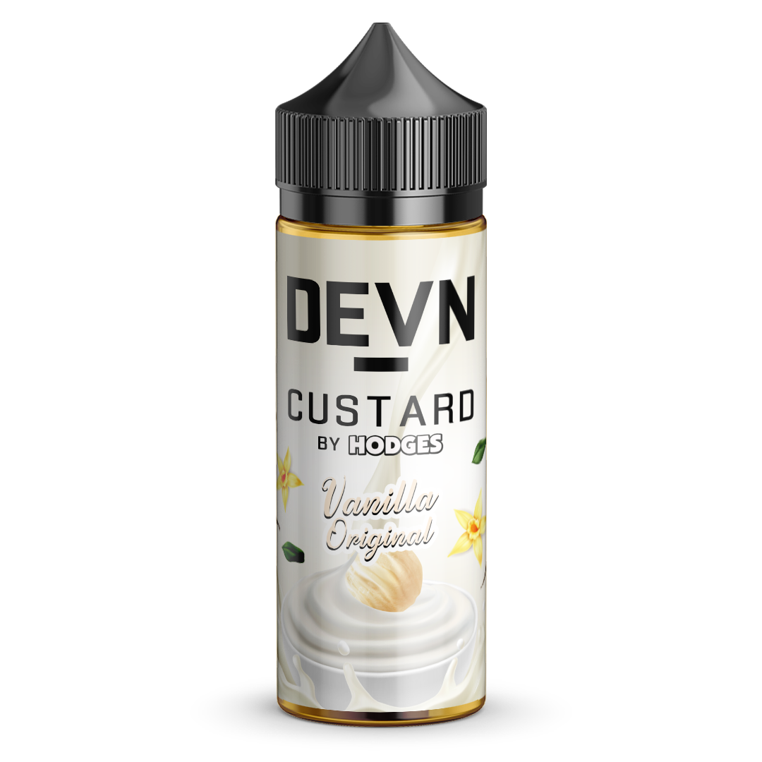 DEVN Custard Original By Hodges Short Fill E-Liquid  (100ml)120ml