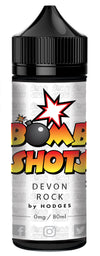 devon rock bomb shots by hodges short fill e-liquid (80ml)120ml