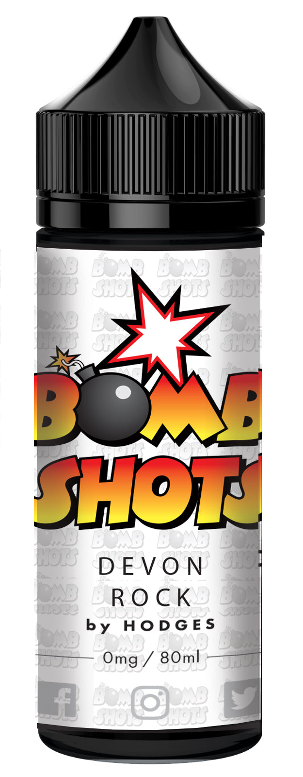 devon rock bomb shots by hodges short fill e-liquid (80ml)120ml