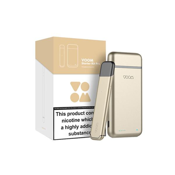 portable charging case for voom vape pod device gold